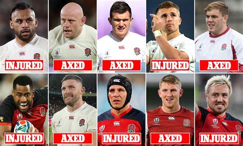 england rugby players ages
